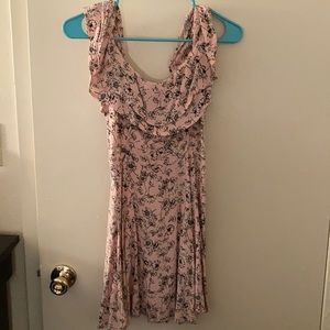 Forever 21 light pink floral dress